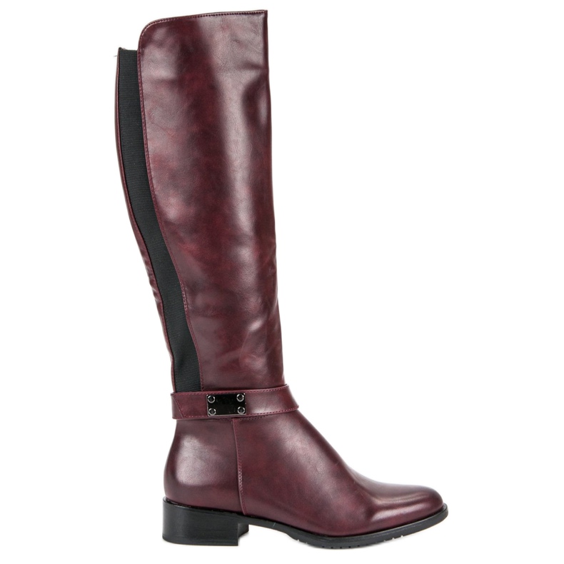 VINCEZA stivali bordeaux rosso