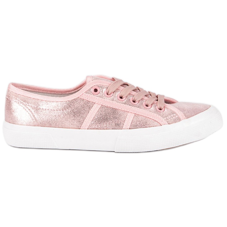 J. Star Sneakers stringate rosa