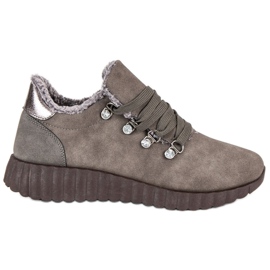 Kylie Sneakers in pelle scamosciata marrone