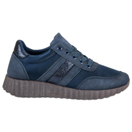 Kylie Scarpe da ginnastica alla moda blu scuro