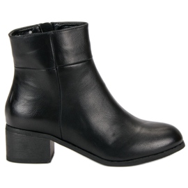 Small Swan Stivali classici con tacco alto nero