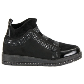 Scarpe da ginnastica senza lacci nero