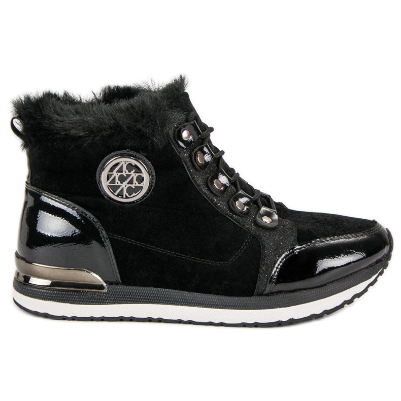 Aclys Scarpe da ginnastica alla moda legate nero