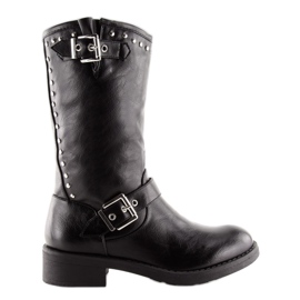 Stivali neri da donna 7317-PG Nero