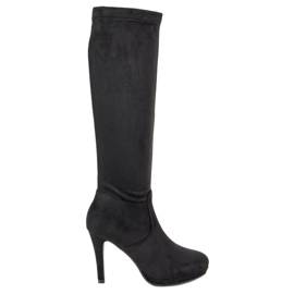 Small Swan Stivali da donna sexy nero