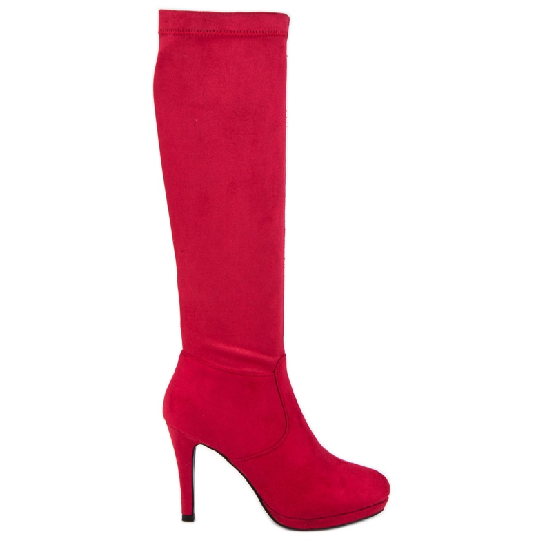 Small Swan Stivali da donna sexy rosso