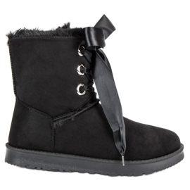 Kylie Stivali da neve allacciati nero