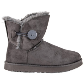 Kylie Mukluki in pelle scamosciata grigio