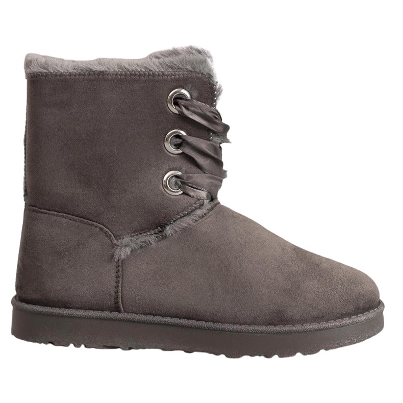 Kylie Stivali da neve allacciati grigio
