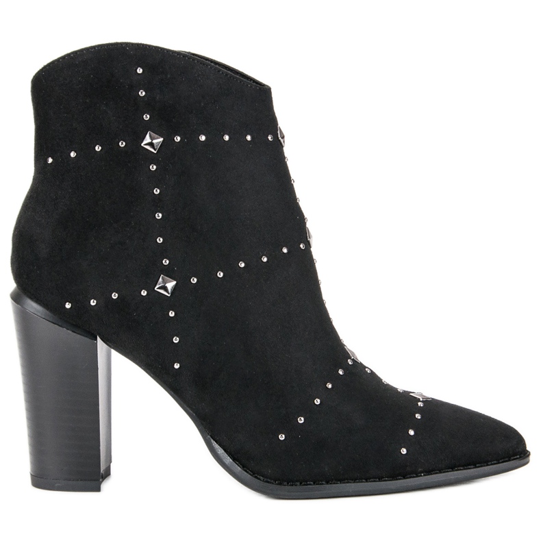 Kylie Stivali neri in pelle scamosciata nero