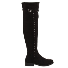 Stivali neri, BH136-HB Nero