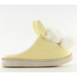 Pantofole da donna gialle DD90 Beige giallo