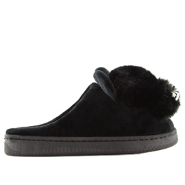 Pantofole nere da donna nere DD91 Black nero