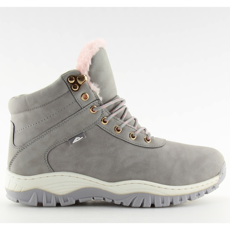 Scarpe da trekking grigie da donna B1718-9 grigio