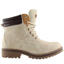 Stivali in legno per donna beige GD-ZN27 Beige