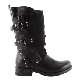 Stivali militari neri GD-ZN78 Black nero