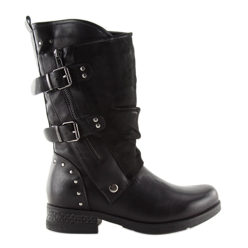 Stivali militari neri GD-ZN78 Black nero