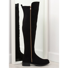 Coscia con tomaia elastica nera nero