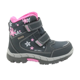 American Club Stivali americani stivali invernali con membrana 3121 grigio rosa