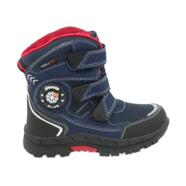 American Club Stivali americani stivali invernali con membrana 0926 nero rosso blu navy