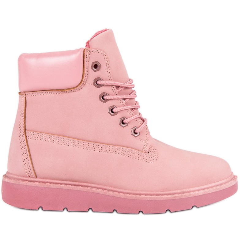 Small Swan Trapper rosa alla moda