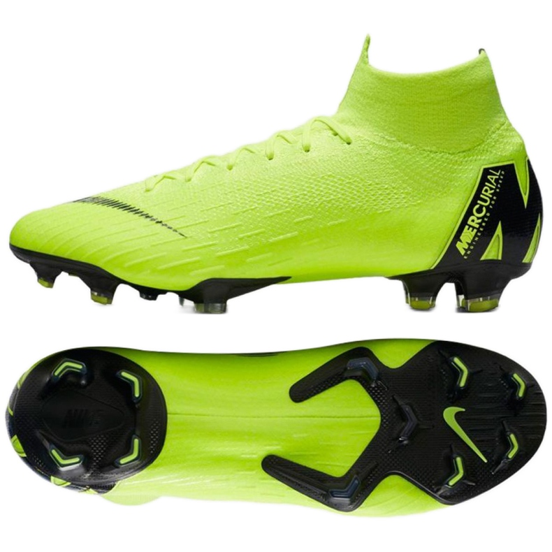 Nike Mercurial Superfly 6 Elite Fg M AH7365-701 scarpe da calcio giallo giallo