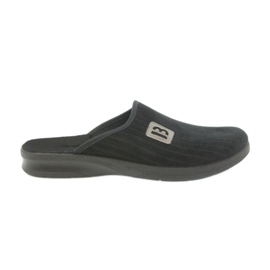 Pantofole scarpe da uomo Befado 548m015 pantofole nere nero