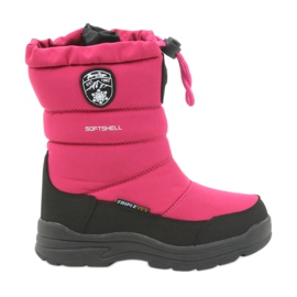 American Club Stivali invernali americani con membrana 801SB nero rosa