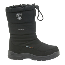 American Club Stivali da neve americani 801SB neri con membrana nero
