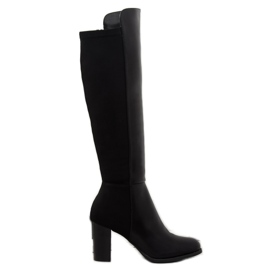 Stivali con tomaia flessibile nero VQ-3 Black