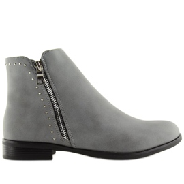Stivali Jodhpur grigi da donna 0-257 Grigio