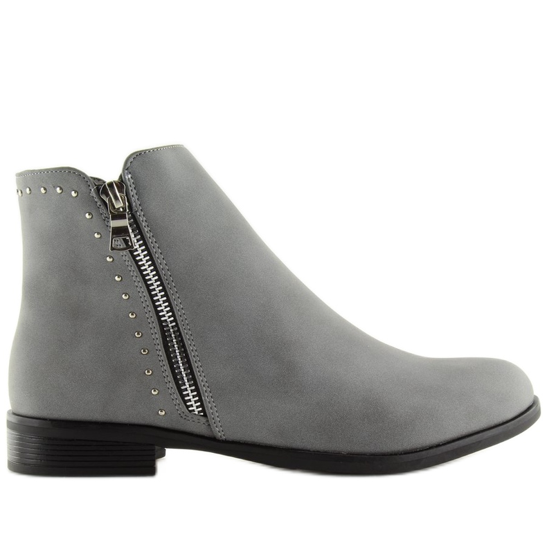 Stivali Jodhpur grigi da donna 0-257 Grigio