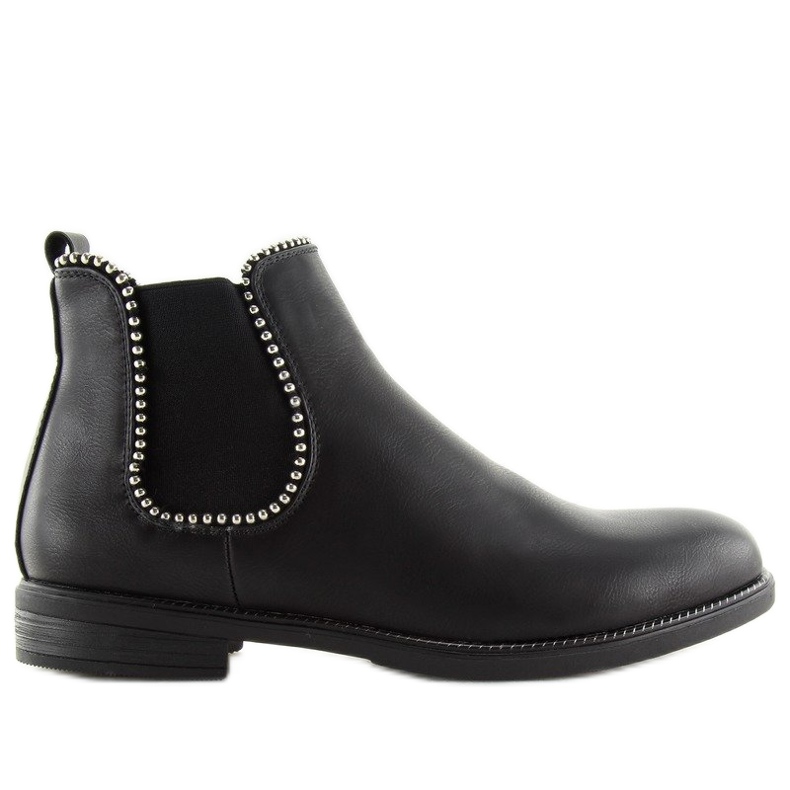 Stivaletti Chelsea neri da donna 1003-PA Black nero