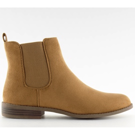 Camel LJ111 Stivaletti Chelsea da donna color cammello marrone