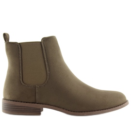 Stivaletti Chelsea marroni LJ111 Tortora marrone