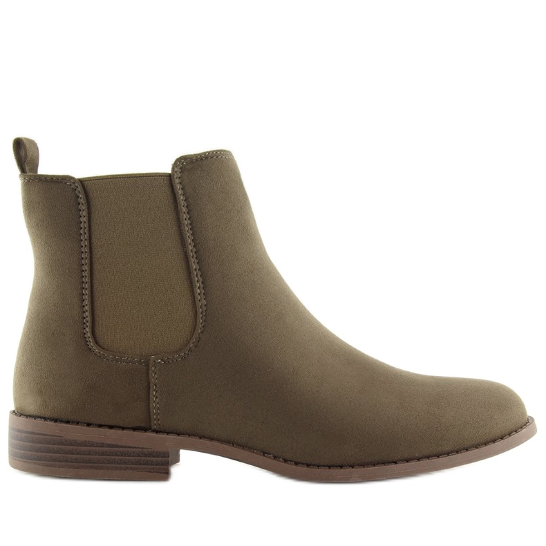Stivaletti Chelsea marroni LJ111 Tortora marrone