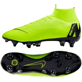 Nike Mercurial Superfly 6 Elite SG-Pro M AH7366-701 scarpe da calcio verde verde