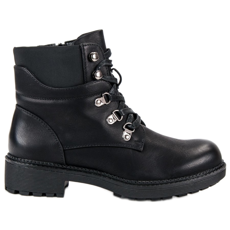 Janessa Lavoratori con lacci neri nero