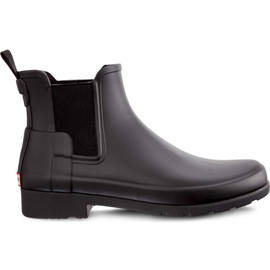 Hunter Elegante nero raffinato di Chelsea da donna