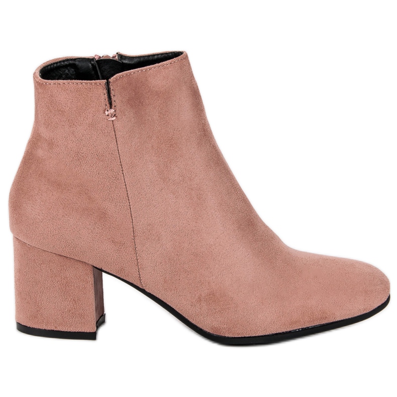 Nio Nio Stivali classici in pelle scamosciata rosa