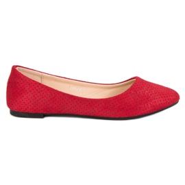 Ballerine rosse rosso