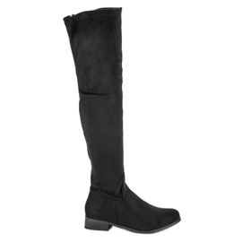 Cm Paris Stivaletti classici in pelle scamosciata nero