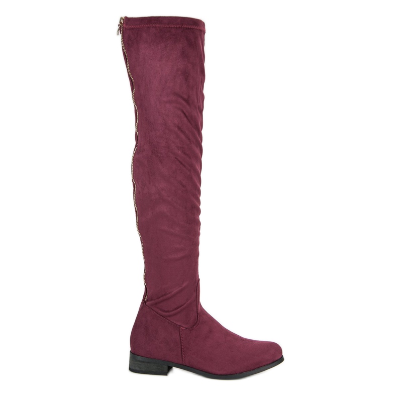 Cm Paris Stivaletti classici in pelle scamosciata multicolore rosso