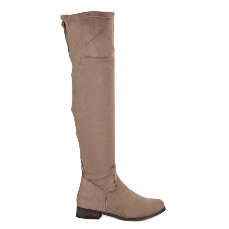 Cm Paris Stivaletti classici in pelle scamosciata marrone
