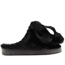 Pantofole nere da donna nere DD93 Black nero