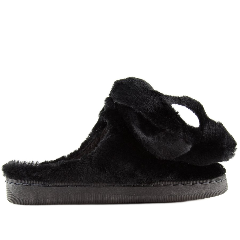 Pantofole nere da donna nere DD93 Black nero