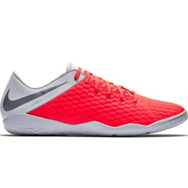 Scarpe indoor Nike Hypervenom Phantom X 3 Academy Ic M AJ3814-600 bianco rosso