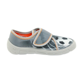 Befado scarpe per bambini pantofole sneakers 557X038 nero arancia grigio
