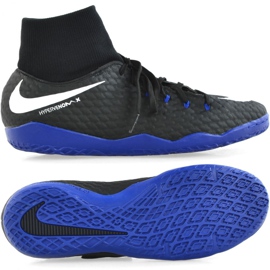 Scarpe indoor Nike Hypervenom X Phelon 3 Df Ic M 917768-002 nero nero