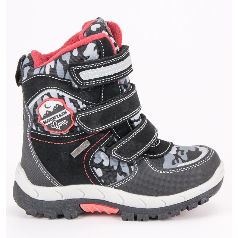American Club Black American Snowboots nero